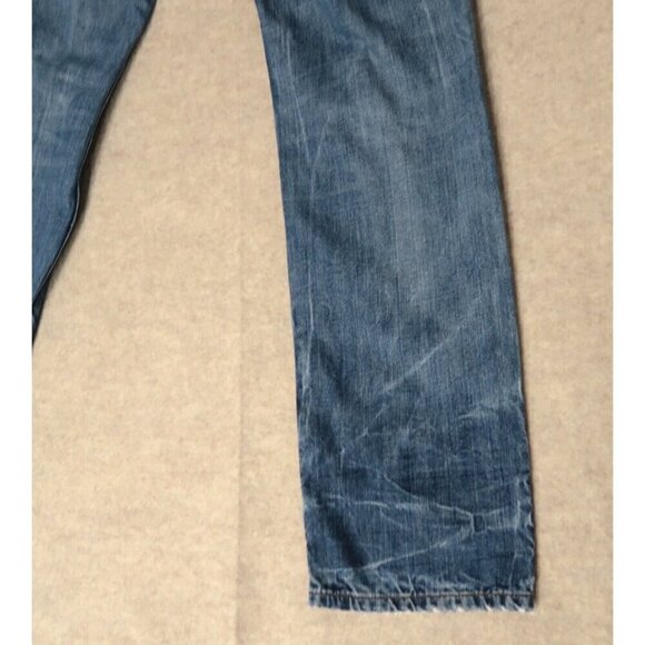 BOSS Hugo Boss Orange 63 Slim Fit Denim Jeans Distressed Men's Actual 32X33 - Picture 10 of 16